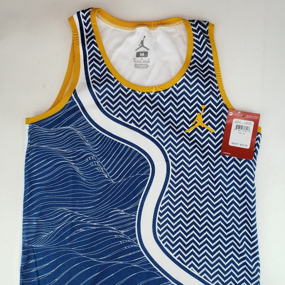 Jordan Boy's tank top French Blue New Small Medium